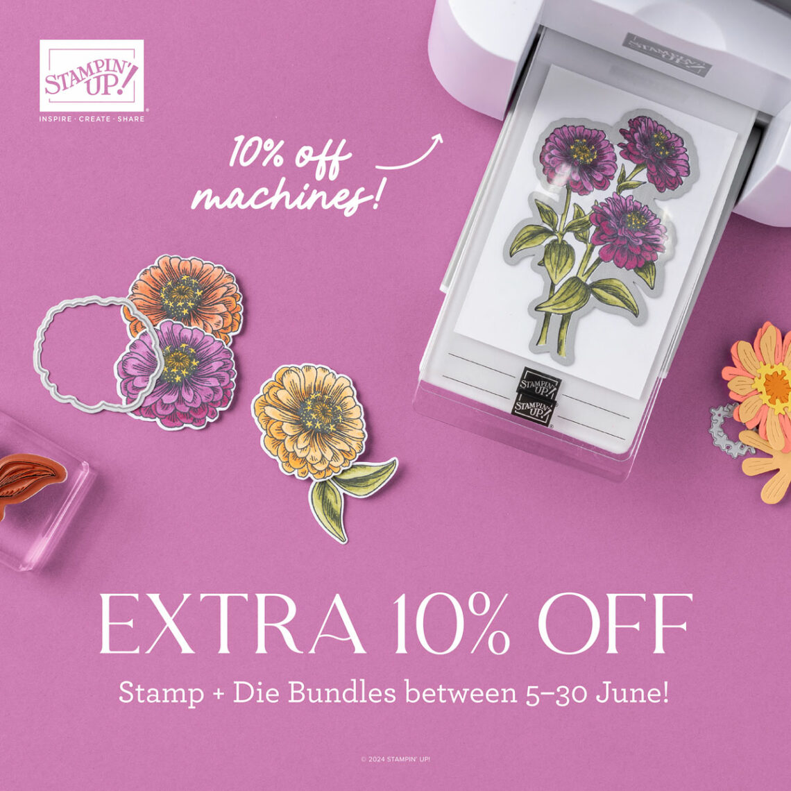 10% off stamp & die bundles